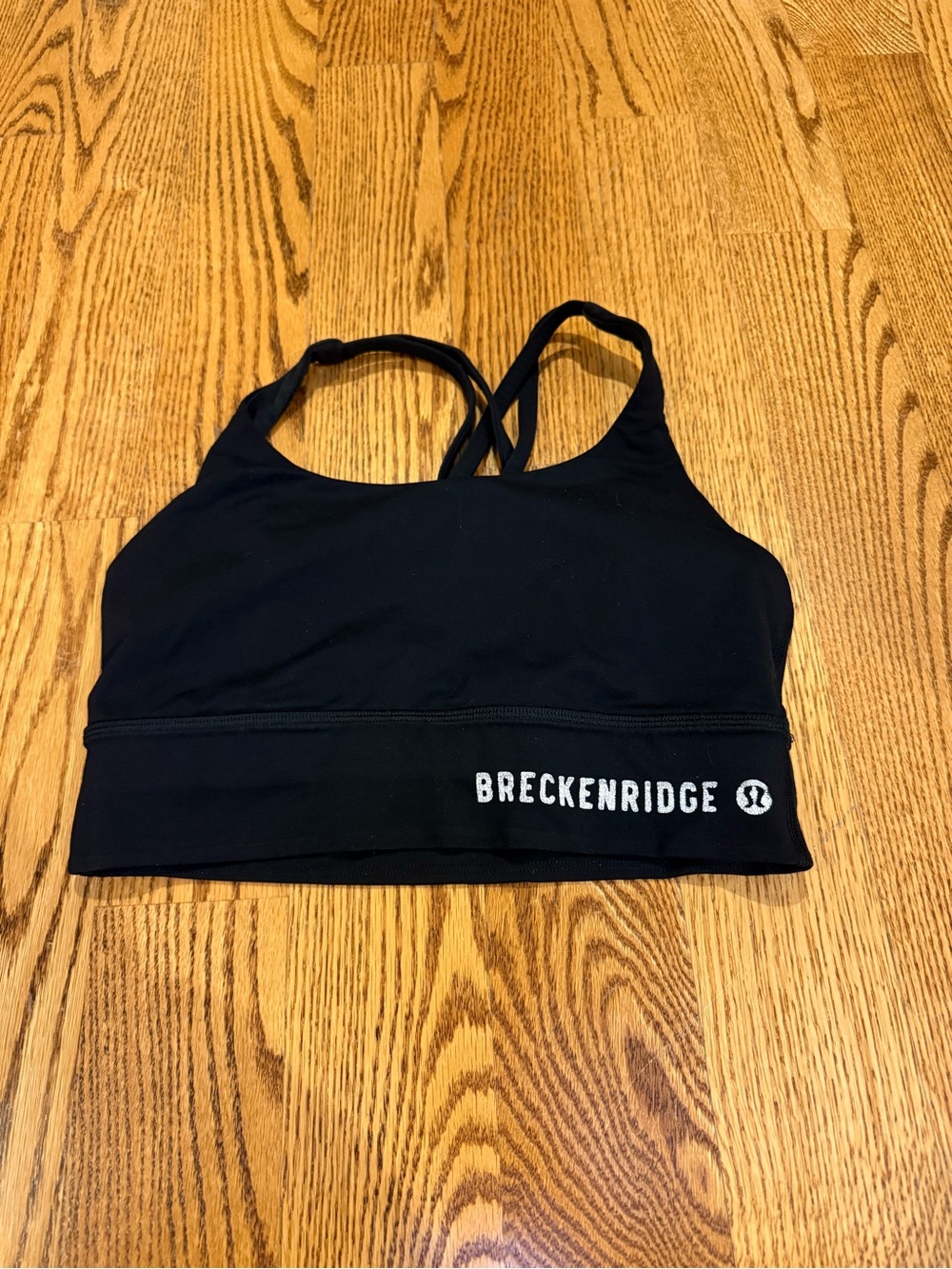 Lululemon black Long Line Energy Bra